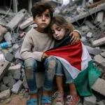 plestinian-children-under-bombing
